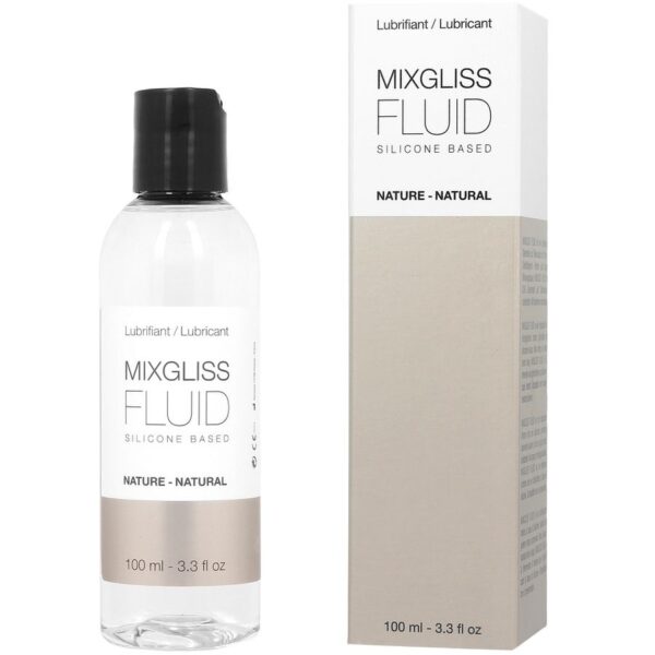 Imagen del artículo erótico MIXGLISS - LUBRICANTE BASE SILICONA NATURAL 100ML de MIXGLISS en la sección DROGUERÍA |Lubricantes|Base Silicona de Millenial Sexshop.