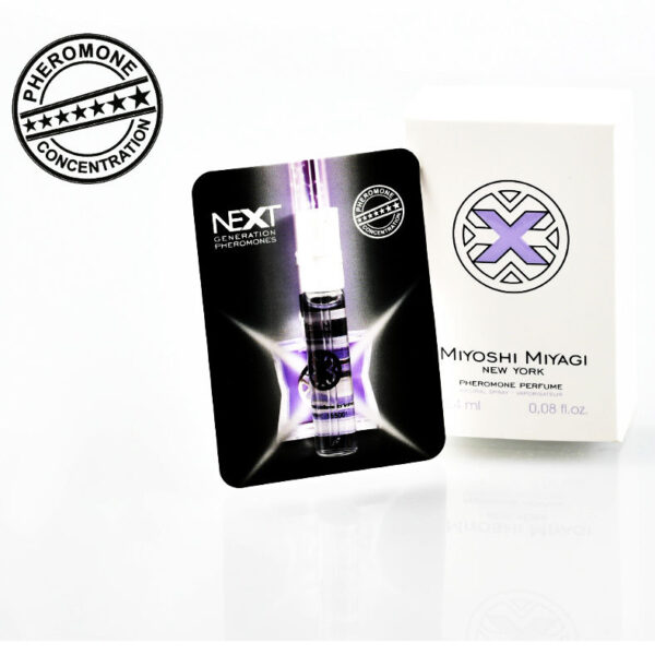 Imagen del artículo erótico MIYOSHI MIYAGI - NEW YORK PERFUME DE FEROMONAS MUJER 2.4ML de MIYOSHI MIYAGI en la sección DROGUERÍA |Perfumes de Millenial Sexshop.