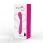 MORESSA - DRUSO MASAJEADOR DUO PUNTO G Y SUERO PELVICO PREMIUM SILICONE RECARGABLE - Imagen 3