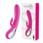 Imagen del artículo erótico MORESSA - DUSTIN ONDAS ESTIMULADORAS CLITORIAL Y POTENTE VIBRACIÓN PREMIUM SILICONE RECARGABLE de MORESSA en la sección JUGUETES BIENESTAR |Vibradores|Vibradores Rabbit de Millenial Sexshop.