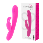 Imagen del artículo erótico MORESSA - GINO TICKLING VAGINAL PREMIUM SILICONE RECARGABLE de MORESSA en la sección JUGUETES BIENESTAR |Vibradores|Vibradores Clasicos anales o vaginales de Millenial Sexshop.