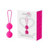 Imagen del artículo erótico MORESSA - OSIAN THREE ENTRENAMIENTO SUELO PELVICO 85 gr PREMIUM SILICONA ROSA de MORESSA en la sección JUGUETES BIENESTAR |Juguetes para Mujeres|Bolas Chinas|Bolas Silicona de Millenial Sexshop.