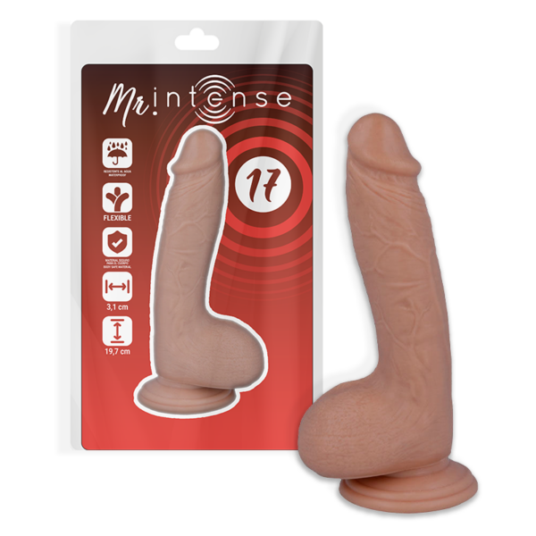 Imagen del artículo erótico MR INTENSE - 17 PENE REALÍSTICO 19.7 CM -O- 4.1 CM de MR. INTENSE en la sección JUGUETES BIENESTAR |Dildos sin Vibración|Penes realisticos de Millenial Sexshop.