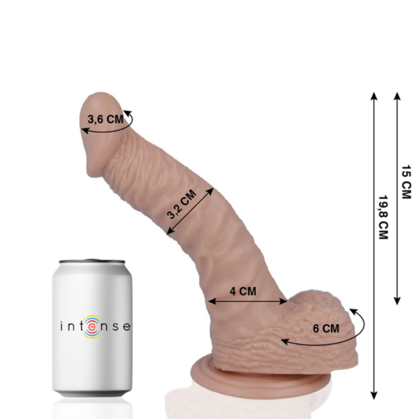 Imagen del artículo erótico MR INTENSE - 18 PENE REALÍSTICO 19.8 CM -O- 3.2 CM de MR. INTENSE en la sección JUGUETES BIENESTAR |Dildos sin Vibración|Penes realisticos de Millenial Sexshop.