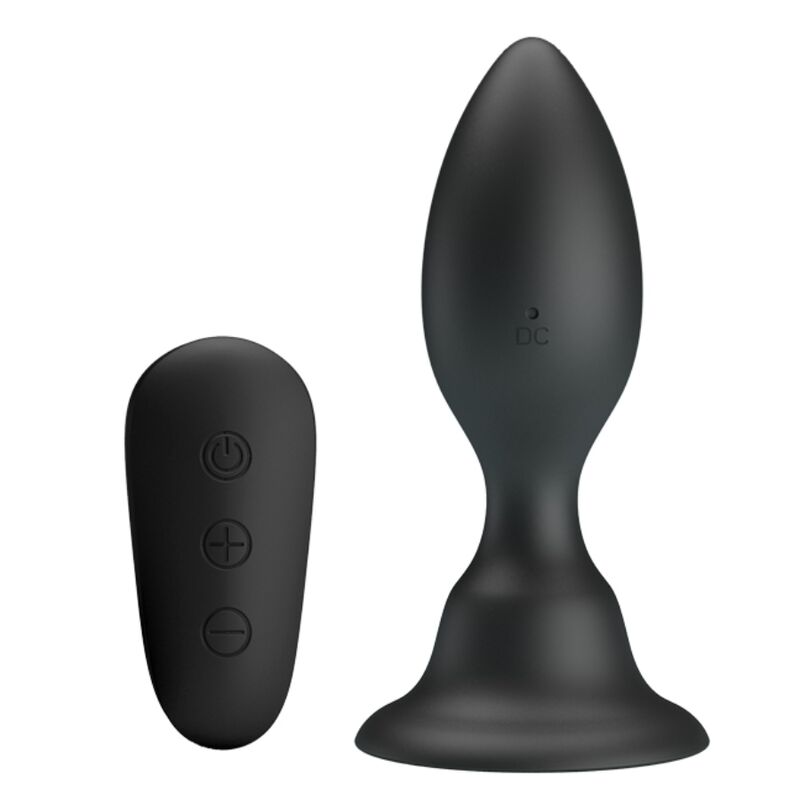Imagen del artículo erótico MR PLAY - PLUG ANAL CON VIBRACIÓN NEGRO CONTROL REMOTO de MR PLAY en la sección JUGUETES BIENESTAR |Anal|Plugs Anales de Millenial Sexshop.