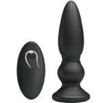 MR PLAY - VIBRADOR POTENTE CONTROL REMOTO ANAL PLUG NEGRO - Imagen 2