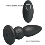 MR PLAY - VIBRADOR POTENTE CONTROL REMOTO ANAL PLUG NEGRO - Imagen 7