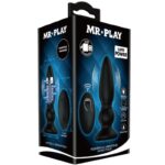 MR PLAY - VIBRADOR POTENTE CONTROL REMOTO ANAL PLUG NEGRO - Imagen 9