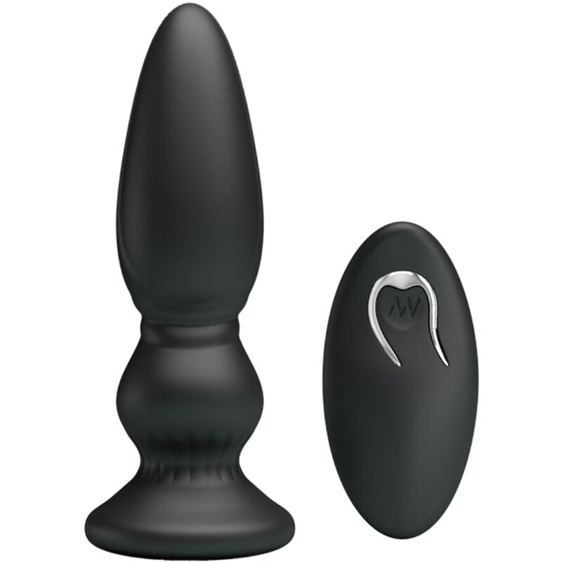 Imagen del artículo erótico MR PLAY - VIBRADOR POTENTE CONTROL REMOTO ANAL PLUG NEGRO de MR PLAY en la sección JUGUETES BIENESTAR |Anal|Plugs Anales de Millenial Sexshop.