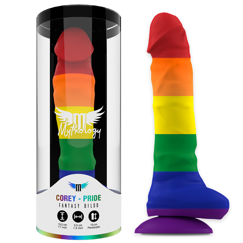 Imagen del artículo erótico MYTHOLOGY - COREY PRIDE DILDO L de MYTHOLOGY FANTASY DILDO en la sección JUGUETES BIENESTAR |Juguetes para Hombres|Masturbadores varios de Millenial Sexshop.