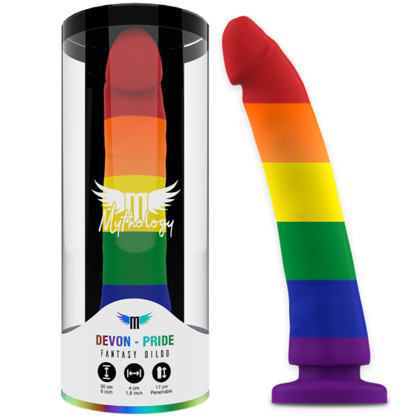 Imagen del artículo erótico MYTHOLOGY - DEVON PRIDE DILDO L de MYTHOLOGY FANTASY DILDO en la sección JUGUETES BIENESTAR |Juguetes para Hombres|Masturbadores varios de Millenial Sexshop.