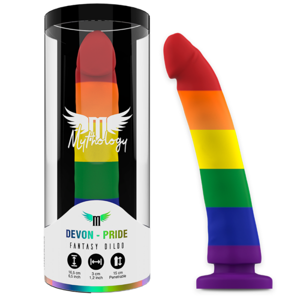 Imagen del artículo erótico MYTHOLOGY - DEVON PRIDE DILDO M de MYTHOLOGY FANTASY DILDO en la sección JUGUETES BIENESTAR |Juguetes para Hombres|Masturbadores varios de Millenial Sexshop.