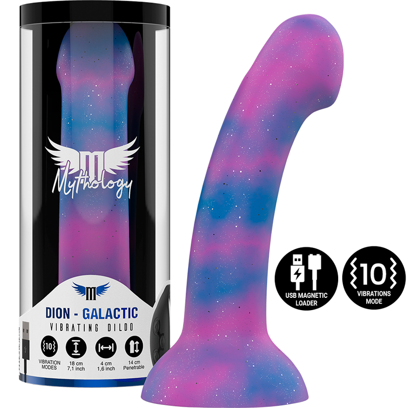 Imagen del artículo erótico MYTHOLOGY - DION GALACTIC DILDO M - VIBRADOR COMPATIBLE CON WATCHME WIRELESS TECHNOLOGY de MYTHOLOGY FANTASY DILDO en la sección JUGUETES BIENESTAR |Vibradores|Vibradores control remoto de Millenial Sexshop.
