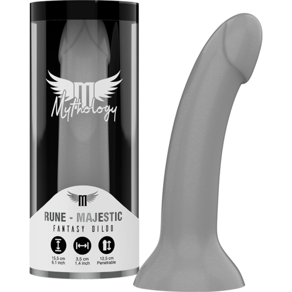 Imagen del artículo erótico MYTHOLOGY - RUNE MAJESTIC DILDO S de MYTHOLOGY FANTASY DILDO en la sección JUGUETES BIENESTAR |Dildos sin Vibración|Dildos para Arneses de Millenial Sexshop.