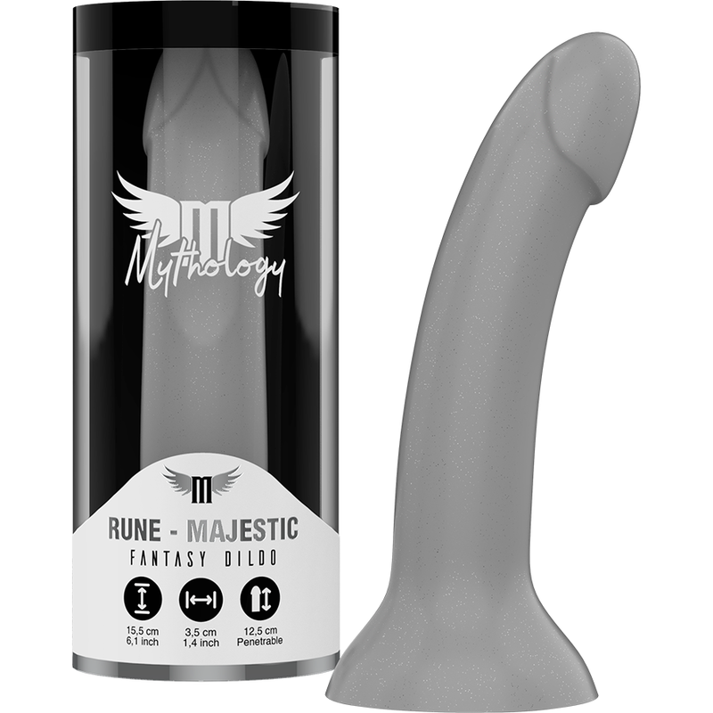 Imagen del artículo erótico MYTHOLOGY - RUNE MAJESTIC DILDO S de MYTHOLOGY FANTASY DILDO en la sección JUGUETES BIENESTAR |Dildos sin Vibración|Dildos para Arneses de Millenial Sexshop.