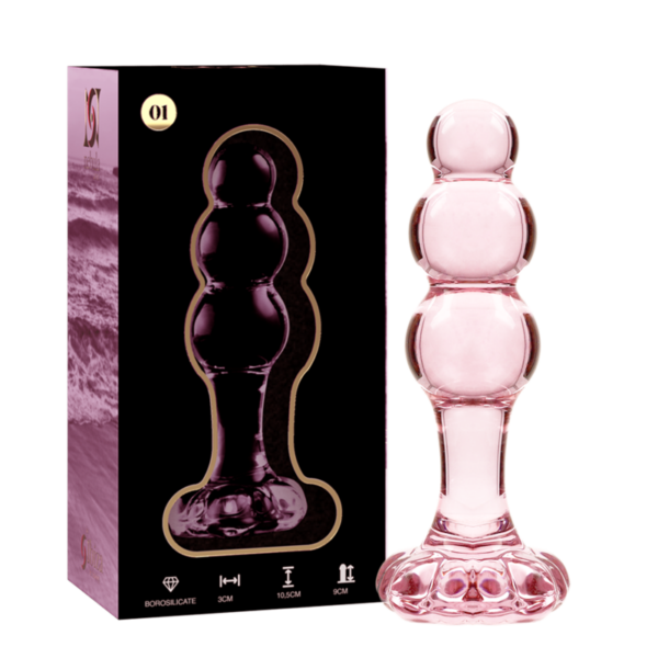 Imagen del artículo erótico NEBULA SERIES BY IBIZA - MODELO 1 PLUG CRISTAL ROSA 10.5 CM -O- 3 CM de NEBULA SERIES BY IBIZA en la sección JUGUETES BIENESTAR |Anal|Plugs Anales de Millenial Sexshop.