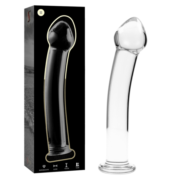 Imagen del artículo erótico NEBULA SERIES BY IBIZA - MODELO 11 DILDO CRISTAL TRANSPARENTE 16 CM -O- 3 CM de NEBULA SERIES BY IBIZA en la sección JUGUETES BIENESTAR |Dildos sin Vibración de Millenial Sexshop.