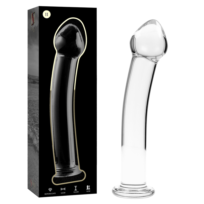 Imagen del artículo erótico NEBULA SERIES BY IBIZA - MODELO 11 DILDO CRISTAL TRANSPARENTE 16 CM -O- 3 CM de NEBULA SERIES BY IBIZA en la sección JUGUETES BIENESTAR |Dildos sin Vibración de Millenial Sexshop.