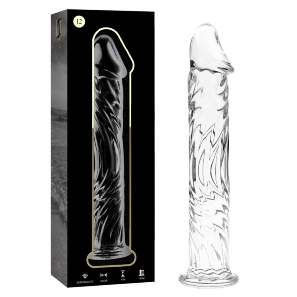 Imagen del artículo erótico NEBULA SERIES BY IBIZA - MODELO 12 DILDO CRISTAL TRANSPARENTE 17 CM -O- 3.5 CM de NEBULA SERIES BY IBIZA en la sección JUGUETES BIENESTAR |Dildos sin Vibración de Millenial Sexshop.