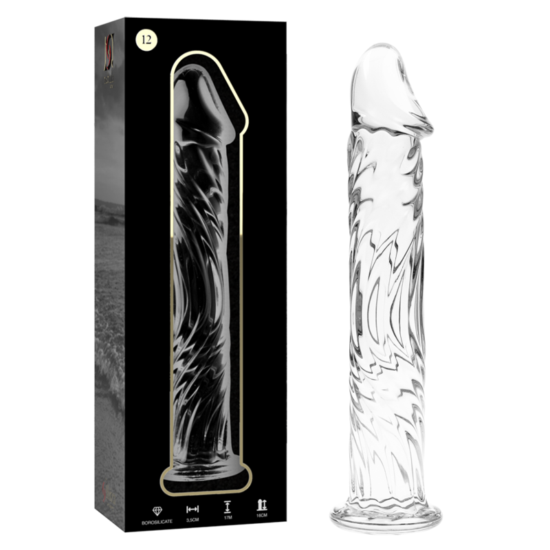 Imagen del artículo erótico NEBULA SERIES BY IBIZA - MODELO 12 DILDO CRISTAL TRANSPARENTE 17 CM -O- 3.5 CM de NEBULA SERIES BY IBIZA en la sección JUGUETES BIENESTAR |Dildos sin Vibración de Millenial Sexshop.