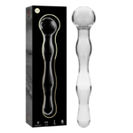 Imagen del artículo erótico NEBULA SERIES BY IBIZA - MODELO 13 DILDO CRISTAL TRANSPARENTE 18 CM -O- 3.5 CM de NEBULA SERIES BY IBIZA en la sección JUGUETES BIENESTAR |Dildos sin Vibración de Millenial Sexshop.