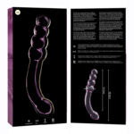 NEBULA SERIES BY IBIZA - MODELO 14 DILDO CRISTAL ROSA 18.5 CM -O- 3 CM - Imagen 6