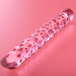 NEBULA SERIES BY IBIZA - MODELO 15 DILDO CRISTAL ROSA 18.5 CM -O- 3 CM - Imagen 2