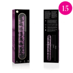 NEBULA SERIES BY IBIZA - MODELO 15 DILDO CRISTAL ROSA 18.5 CM -O- 3 CM - Imagen 4