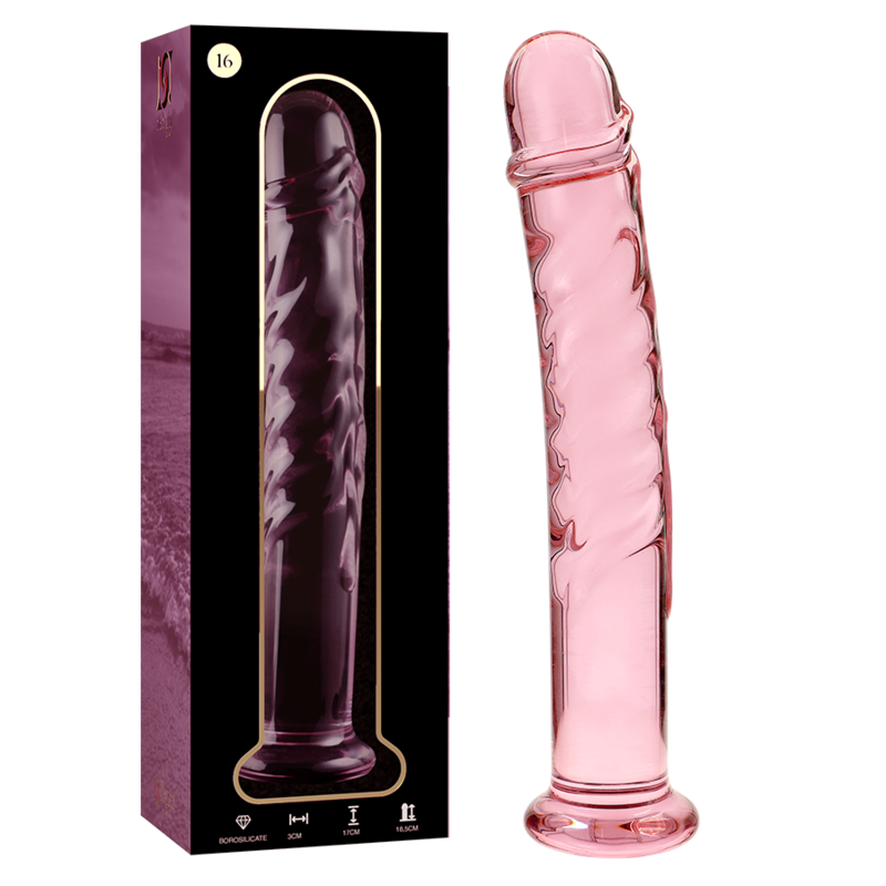 Imagen del artículo erótico NEBULA SERIES BY IBIZA - MODELO 16 DILDO CRISTAL ROSA 18.5 CM -O- 3 CM de NEBULA SERIES BY IBIZA en la sección JUGUETES BIENESTAR |Dildos sin Vibración de Millenial Sexshop.