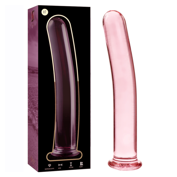 Imagen del artículo erótico NEBULA SERIES BY IBIZA - MODELO 17 DILDO CRISTAL ROSA 18.5 CM -O- 3 CM de NEBULA SERIES BY IBIZA en la sección JUGUETES BIENESTAR |Dildos sin Vibración de Millenial Sexshop.