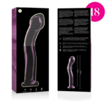 NEBULA SERIES BY IBIZA - MODELO 18 DILDO CRISTAL ROSA 18.5 CM -O- 3.5 CM - Imagen 4