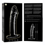 NEBULA SERIES BY IBIZA - MODELO 19 DILDO CRISTAL TRANSPARENTE 18.5 CM -O- 4 CM - Imagen 6
