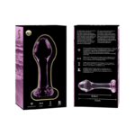 NEBULA SERIES BY IBIZA - MODELO 2 PLUG CRISTAL ROSA 11 CM -O- 3.5 CM - Imagen 6
