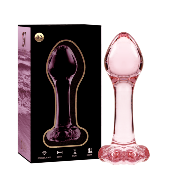 Imagen del artículo erótico NEBULA SERIES BY IBIZA - MODELO 2 PLUG CRISTAL ROSA 11 CM -O- 3.5 CM de NEBULA SERIES BY IBIZA en la sección JUGUETES BIENESTAR |Anal|Plugs Anales de Millenial Sexshop.