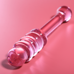 NEBULA SERIES BY IBIZA - MODELO 20 DILDO CRISTAL ROSA 20.5 CM -O- 3 CM - Imagen 2