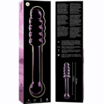NEBULA SERIES BY IBIZA - MODELO 20 DILDO CRISTAL ROSA 20.5 CM -O- 3 CM - Imagen 6