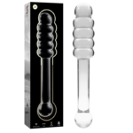 Imagen del artículo erótico NEBULA SERIES BY IBIZA - MODELO 20 DILDO CRISTAL TRANSPARENTE 20.5 CM -O- 3 CM de NEBULA SERIES BY IBIZA en la sección JUGUETES BIENESTAR |Dildos sin Vibración de Millenial Sexshop.