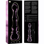 NEBULA SERIES BY IBIZA - MODELO 21 DILDO CRISTAL ROSA 20.5 CM -O- 3.5 CM - Imagen 6