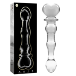 Imagen del artículo erótico NEBULA SERIES BY IBIZA - MODELO 21 DILDO CRISTAL TRANSPARENTE 20.5 CM -O- 3.5 CM de NEBULA SERIES BY IBIZA en la sección JUGUETES BIENESTAR |Dildos sin Vibración de Millenial Sexshop.