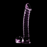 NEBULA SERIES BY IBIZA - MODELO 23 DILDO CRISTAL ROSA 21.5 CM -O- 4 CM - Imagen 7