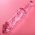 NEBULA SERIES BY IBIZA - MODELO 24 DILDO CRISTAL ROSA 28.5 CM -O- 5 CM - Imagen 2