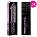 NEBULA SERIES BY IBIZA - MODELO 24 DILDO CRISTAL ROSA 28.5 CM -O- 5 CM - Imagen 4
