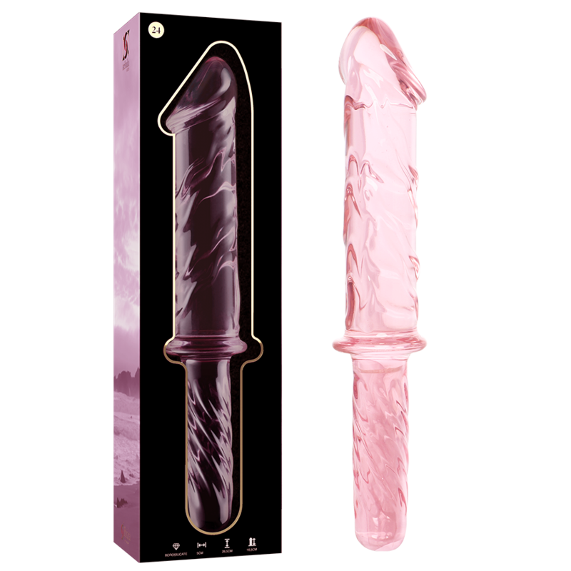 Imagen del artículo erótico NEBULA SERIES BY IBIZA - MODELO 24 DILDO CRISTAL ROSA 28.5 CM -O- 5 CM de NEBULA SERIES BY IBIZA en la sección JUGUETES BIENESTAR |Dildos sin Vibración de Millenial Sexshop.