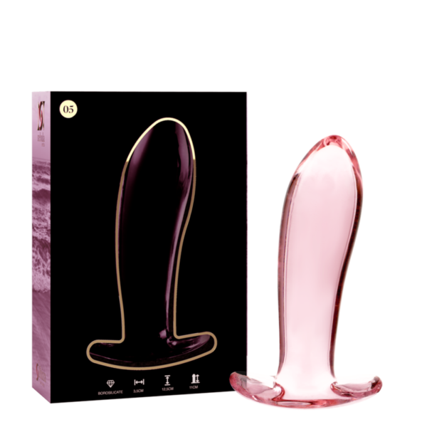 Imagen del artículo erótico NEBULA SERIES BY IBIZA - MODELO 5 PLUG CRISTAL ROSA 12.5 CM -O- 3.5 CM de NEBULA SERIES BY IBIZA en la sección JUGUETES BIENESTAR |Anal|Plugs Anales de Millenial Sexshop.