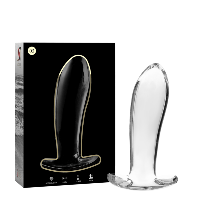 Imagen del artículo erótico NEBULA SERIES BY IBIZA - MODELO 5 PLUG CRISTAL TRANSPARENTE 12.5 CM -O- 3.5 CM de NEBULA SERIES BY IBIZA en la sección JUGUETES BIENESTAR |Anal|Plugs Anales de Millenial Sexshop.