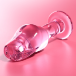 NEBULA SERIES BY IBIZA - MODELO 6 PLUG CRISTAL ROSA 12.5 CM -O- 4 CM - Imagen 2
