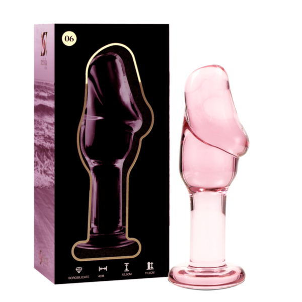 Imagen del artículo erótico NEBULA SERIES BY IBIZA - MODELO 6 PLUG CRISTAL ROSA 12.5 CM -O- 4 CM de NEBULA SERIES BY IBIZA en la sección JUGUETES BIENESTAR |Anal|Plugs Anales de Millenial Sexshop.