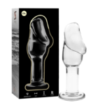 Imagen del artículo erótico NEBULA SERIES BY IBIZA - MODELO 6 PLUG CRISTAL TRANSPARENTE 12.5 CM -O- 4 CM de NEBULA SERIES BY IBIZA en la sección JUGUETES BIENESTAR |Anal|Plugs Anales de Millenial Sexshop.