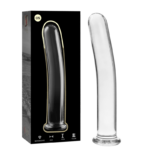 Imagen del artículo erótico NEBULA SERIES BY IBIZA - MODELO 8 DILDO CRISTAL TRANSPARENTE 14.5 CM -O- 2 CM de NEBULA SERIES BY IBIZA en la sección JUGUETES BIENESTAR |Dildos sin Vibración de Millenial Sexshop.