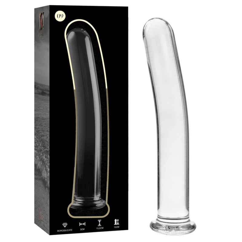 Imagen del artículo erótico NEBULA SERIES BY IBIZA - MODELO 9 DILDO CRISTAL TRANSPARENTE 15.5 CM -O- 2.5 CM de NEBULA SERIES BY IBIZA en la sección JUGUETES BIENESTAR |Dildos sin Vibración de Millenial Sexshop.